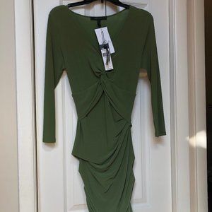 NEW WITH TAGS! BCBGMAXAZRIA Green "Ray" Dress